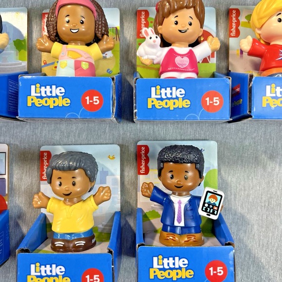 NEW lot 14 comp set Fisher-price LITTLE PEOPLE Preschool Figures Discontinued - Picture 3 of 16